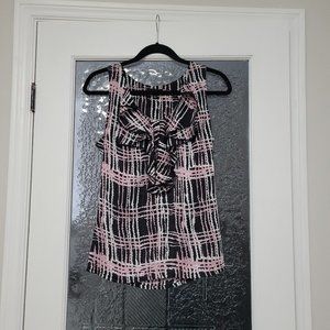 Ruffled Print Blouse